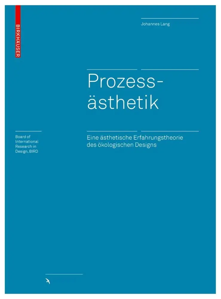 Cover: 9783035603262 | Prozessästhetik | Johannes Lang | Buch | 176 S. | Deutsch | 2015