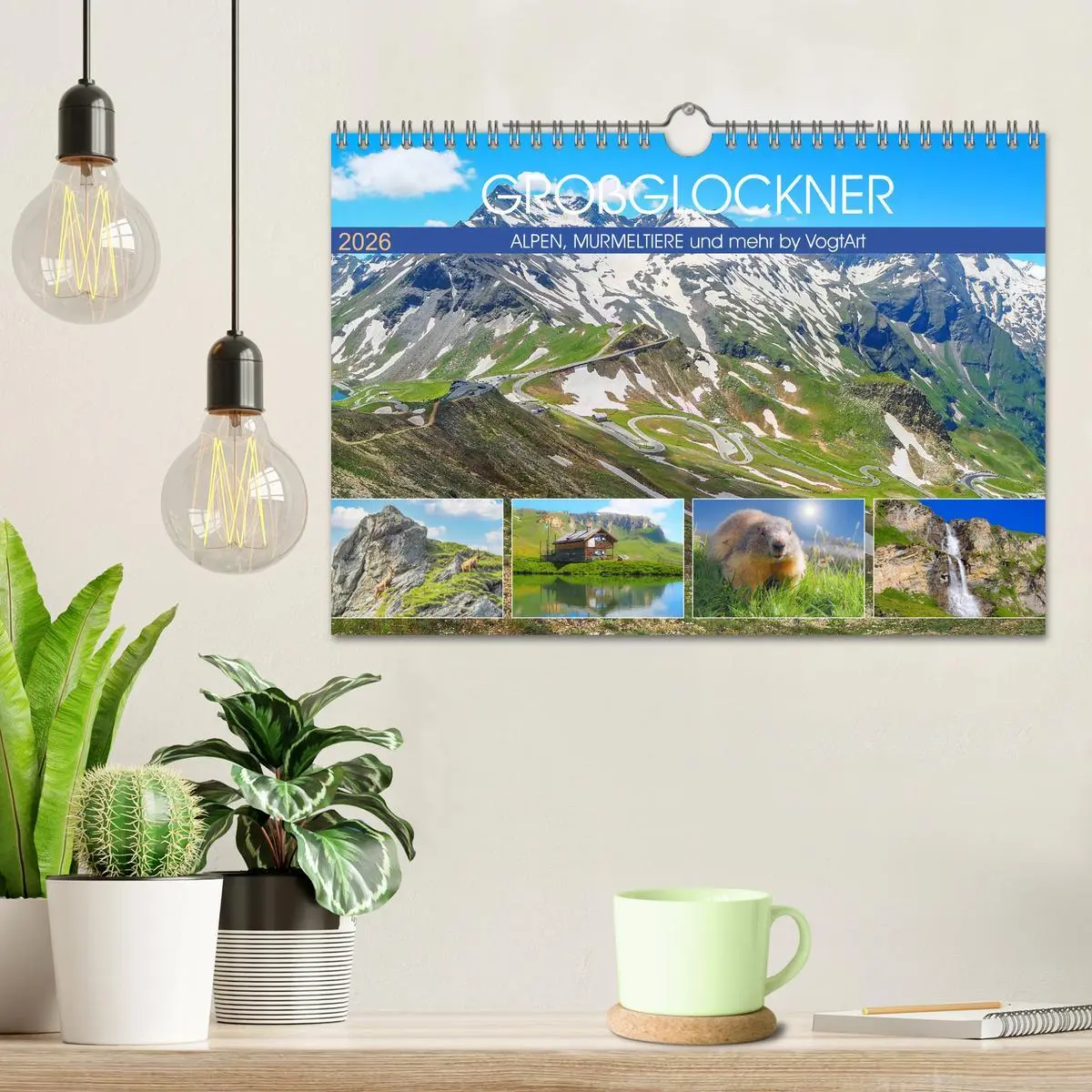 Bild: 9783457683262 | Großglockner, Alpen, Murmeltiere &amp; mehr by VogtArt (Wandkalender...