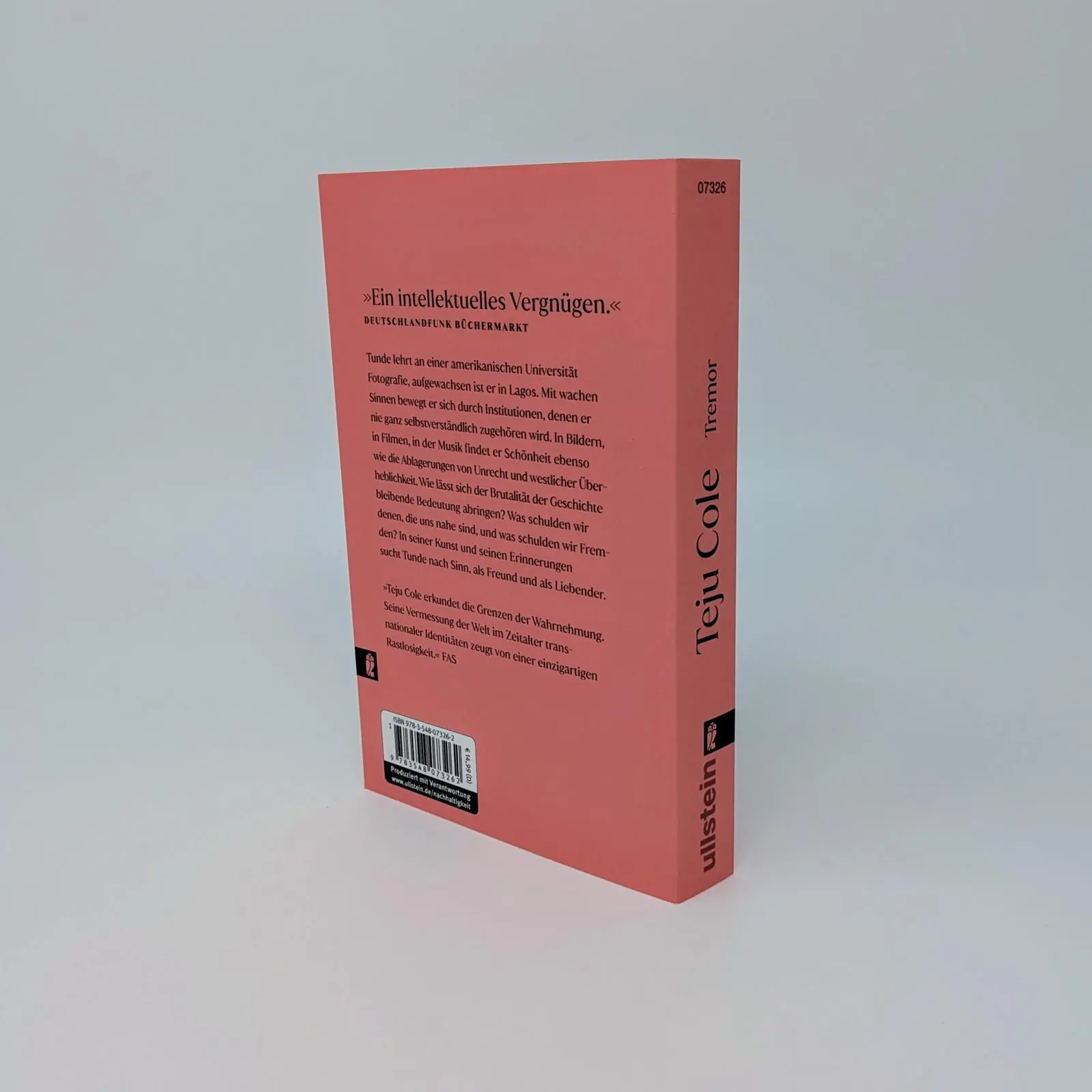 Bild: 9783548073262 | Tremor | Teju Cole | Taschenbuch | 288 S. | Deutsch | 2025