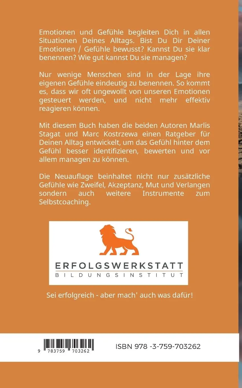 Rückseite: 9783759703262 | Das Gefühl hinter dem Gefühl | Vom Umgang mit Emotionen | Taschenbuch