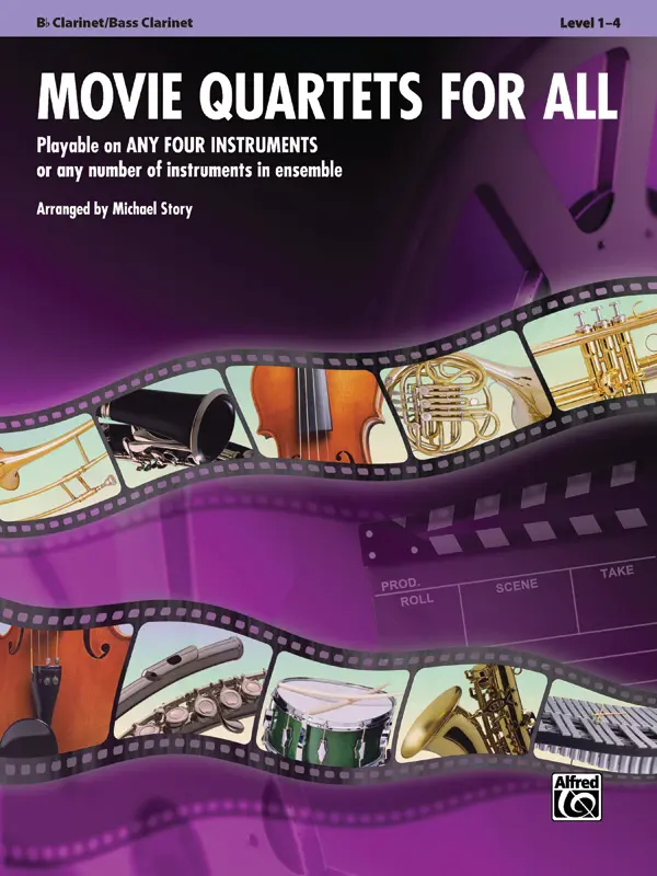 Cover: 38081373362 | Movie Quartets for All | Buch | Alfred Music Publications