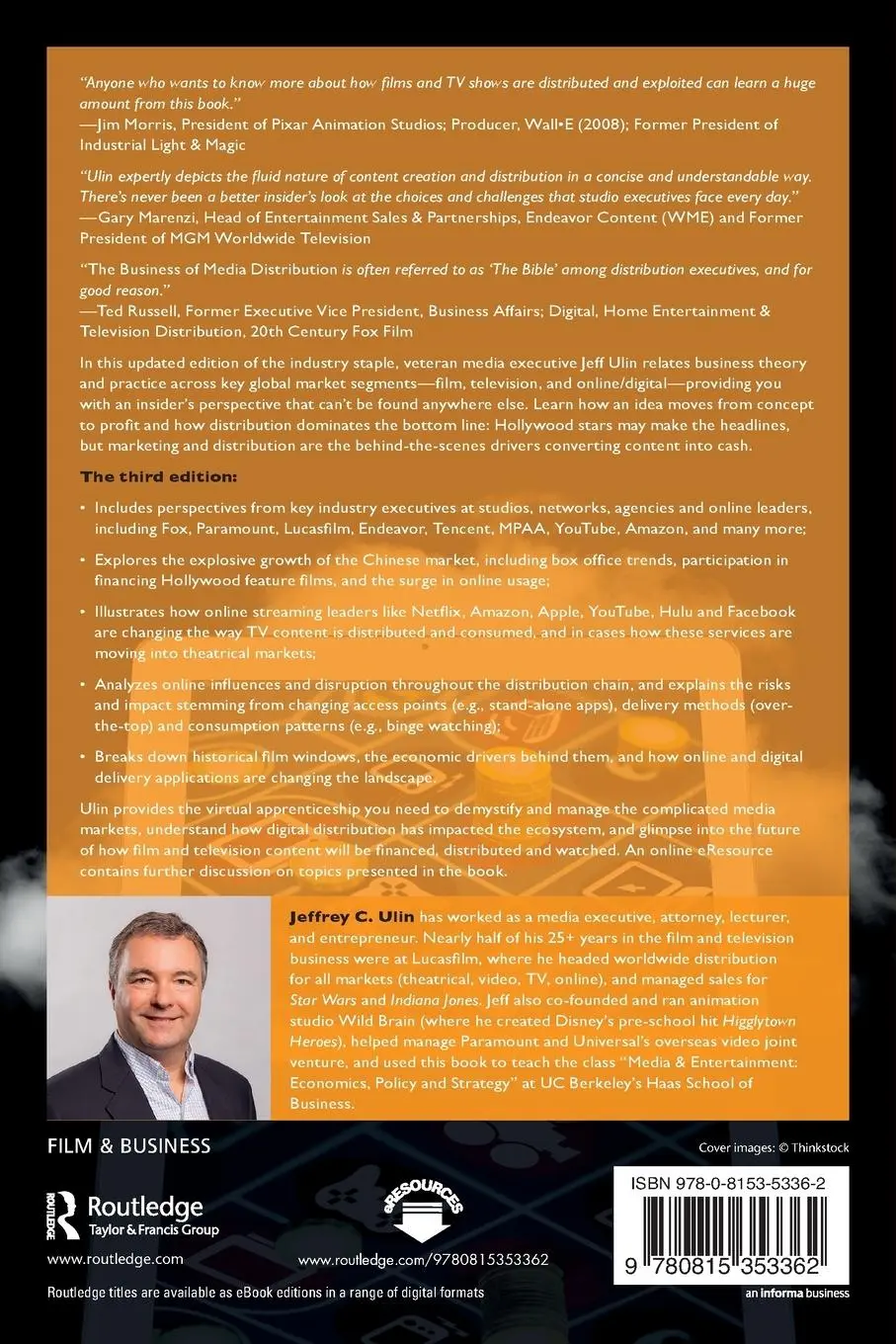 Rückseite: 9780815353362 | The Business of Media Distribution | Jeffrey C. Ulin | Taschenbuch