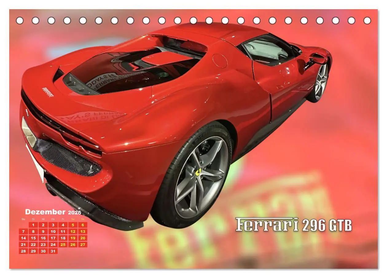 Bild: 9783457503362 | Ferrari - Synonym für Motorsport (Tischkalender 2026 DIN A5 quer),...