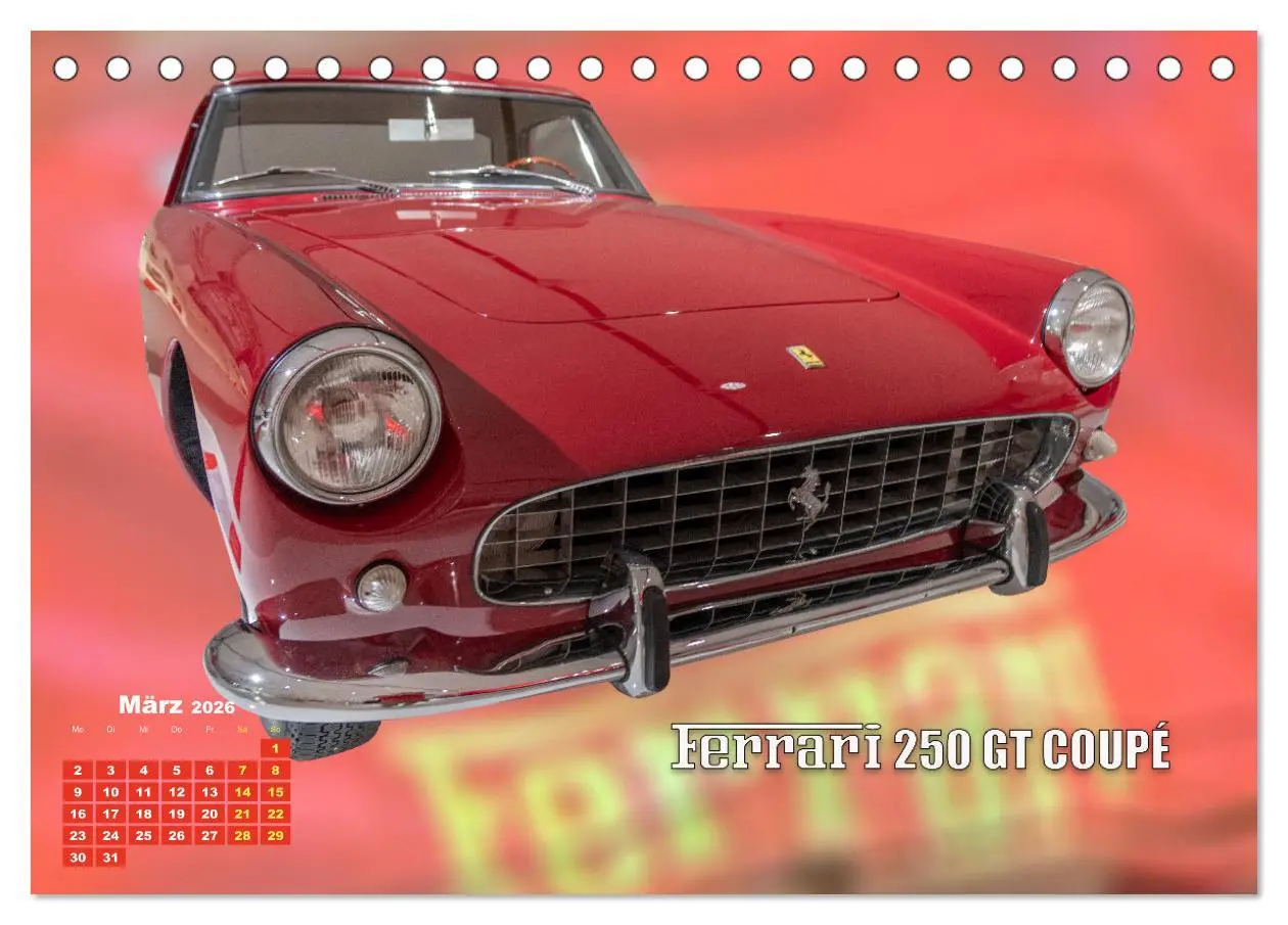 Bild: 9783457503362 | Ferrari - Synonym für Motorsport (Tischkalender 2026 DIN A5 quer),...