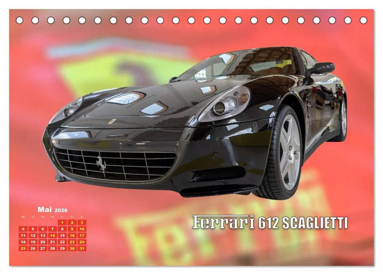 Bild: 9783457503362 | Ferrari - Synonym für Motorsport (Tischkalender 2026 DIN A5 quer),...