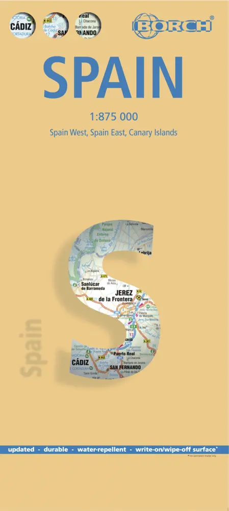 Cover: 9783866093362 | Borch Map Spanien. Espana. Spain | (Land-)Karte | 2 S. | Deutsch