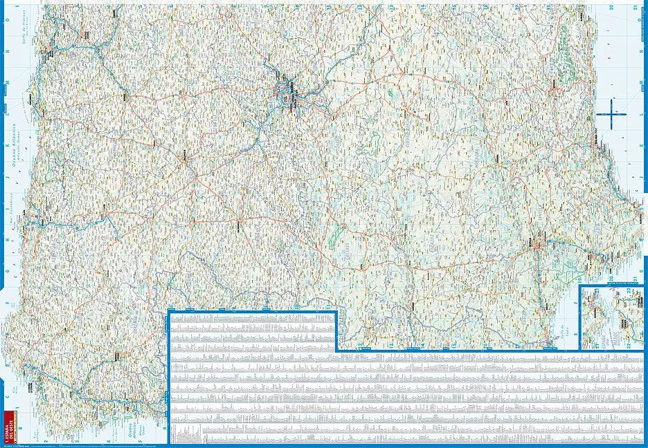 Bild: 9783866093362 | Borch Map Spanien. Espana. Spain | (Land-)Karte | 2 S. | Deutsch