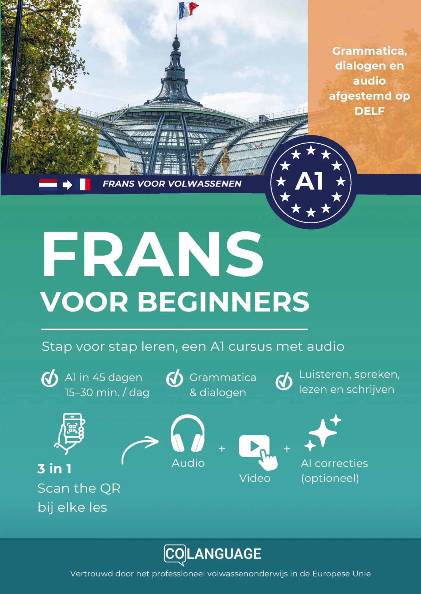 Cover: 9791388253362 | Frans voor beginners: Stap voor stap leren, een A1 cursus met audio
