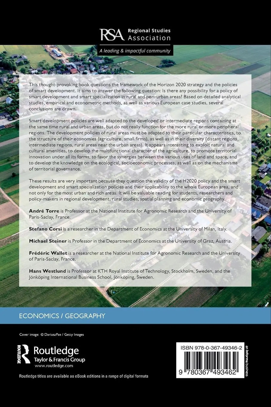 Rückseite: 9780367493462 | Smart Development for Rural Areas | André Torre (u. a.) | Taschenbuch