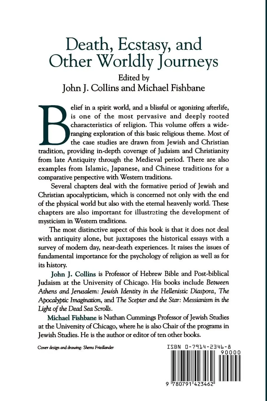 Rückseite: 9780791423462 | Death, Ecstasy, and Other Worldly Journeys | John J. Collins (u. a.)