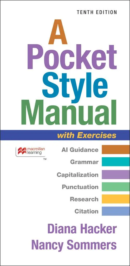 Cover: 9781319563462 | A Pocket Style Manual with Exercises | Diana Hacker (u. a.) | Buch