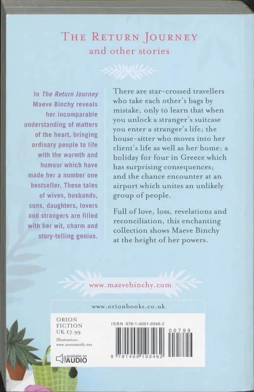 Rückseite: 9781409103462 | The Return Journey | Maeve Binchy | Taschenbuch | 415 S. | Englisch