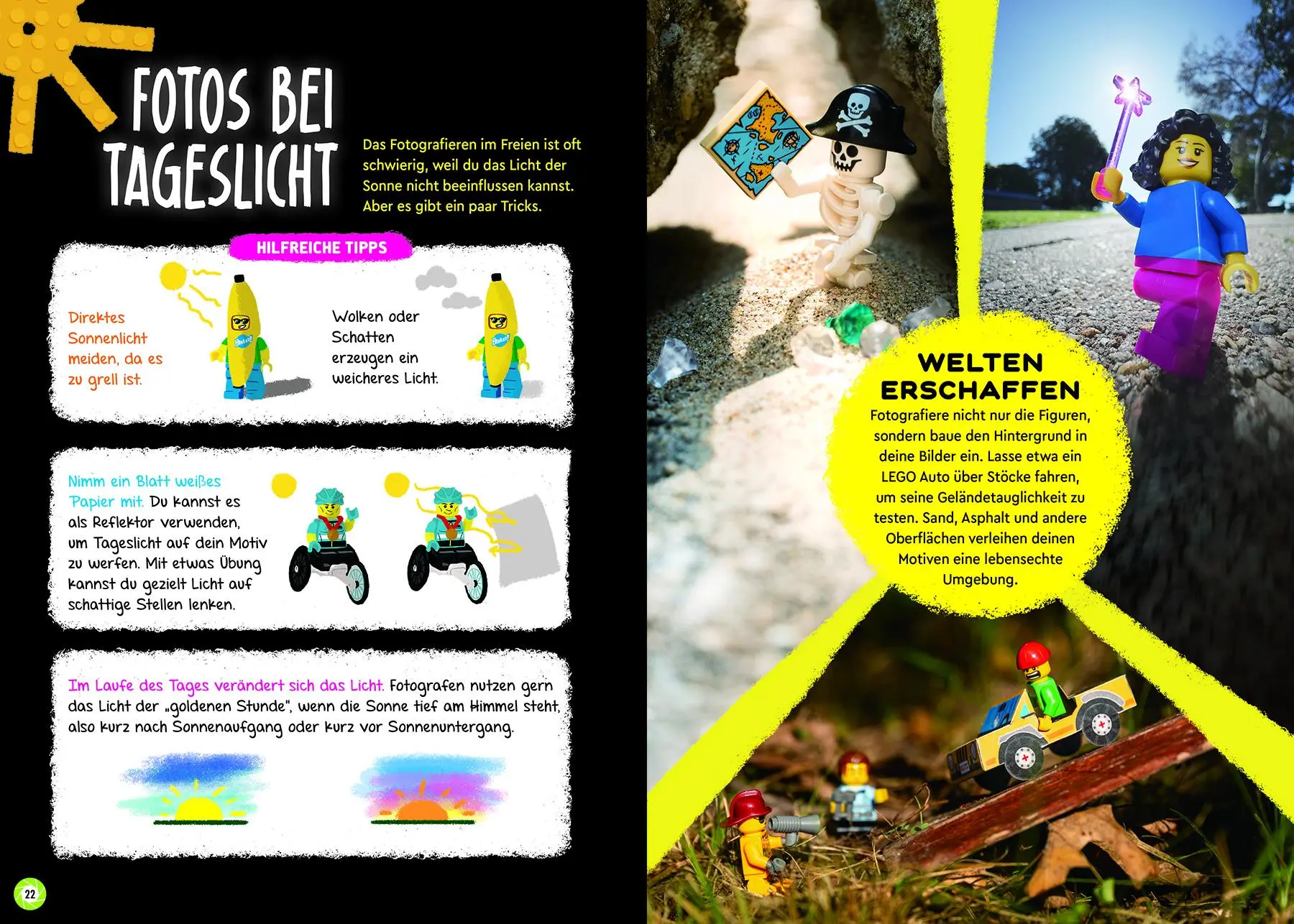 Bild: 9783833243462 | LEGO® Fotografieren mit Minifiguren | Panini | Taschenbuch | 64 S.
