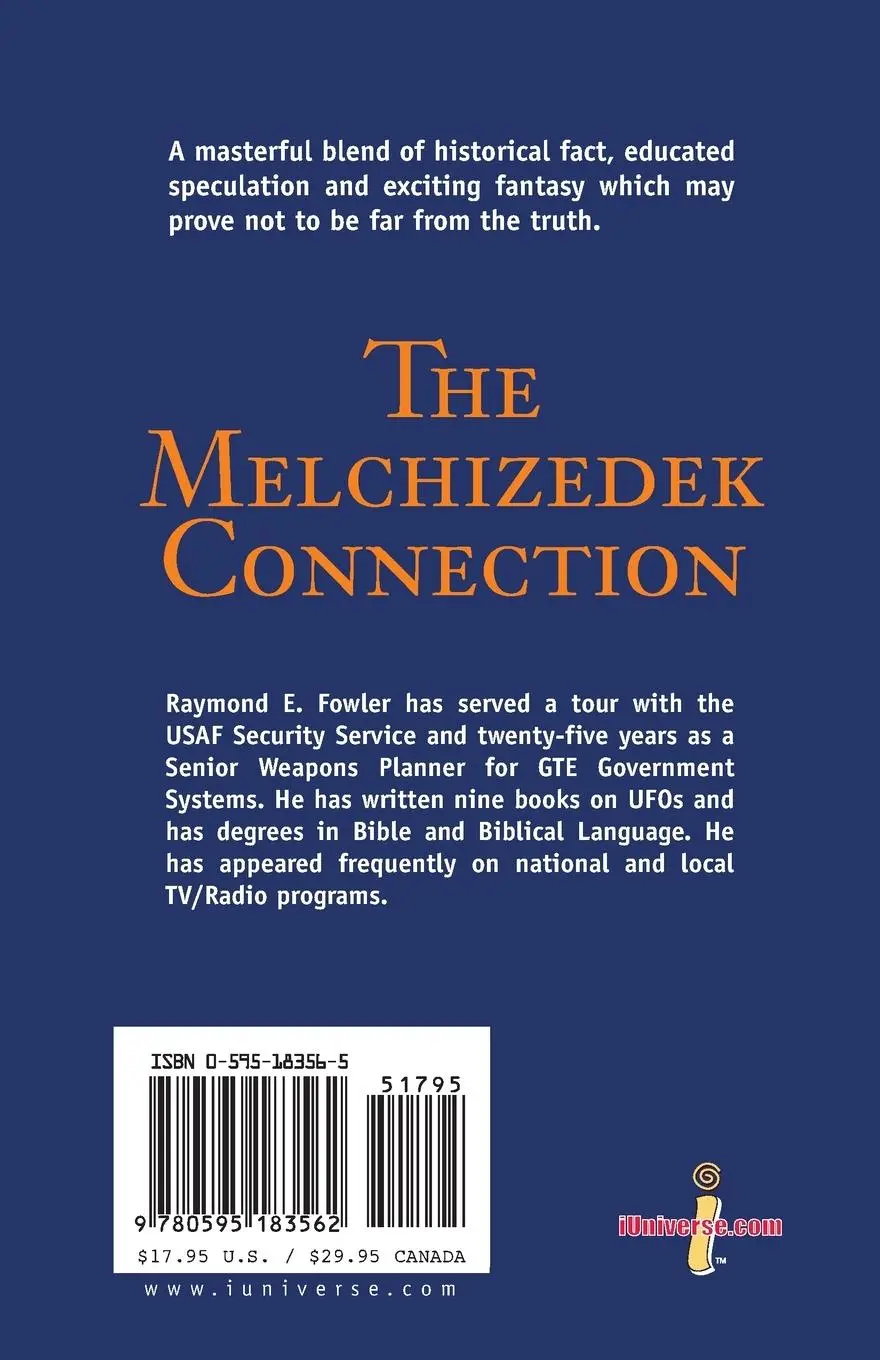 Rückseite: 9780595183562 | The Melchizedek Connection | Raymond E. Fowler | Taschenbuch | 2001