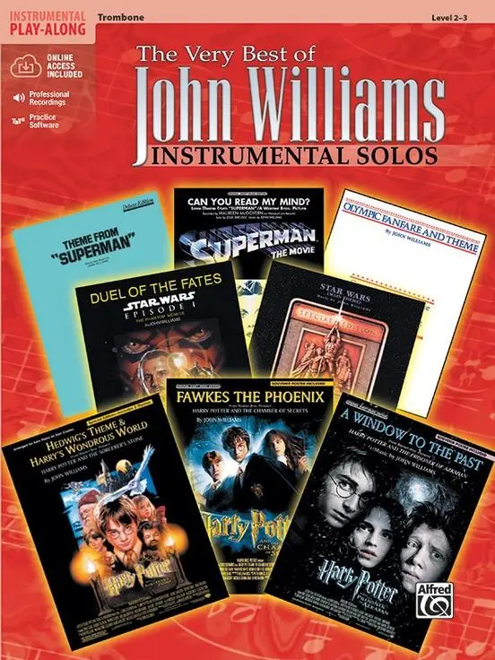 Cover: 9780757923562 | The Very Best of John Williams: Trombone, Book &amp; Online Audio/Software
