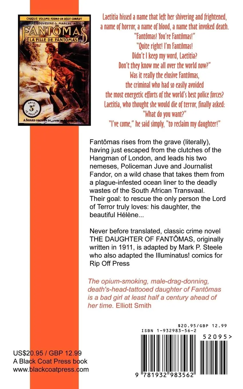 Rückseite: 9781932983562 | The Daughter of Fantomas | Marcel Allain (u. a.) | Taschenbuch | 2006