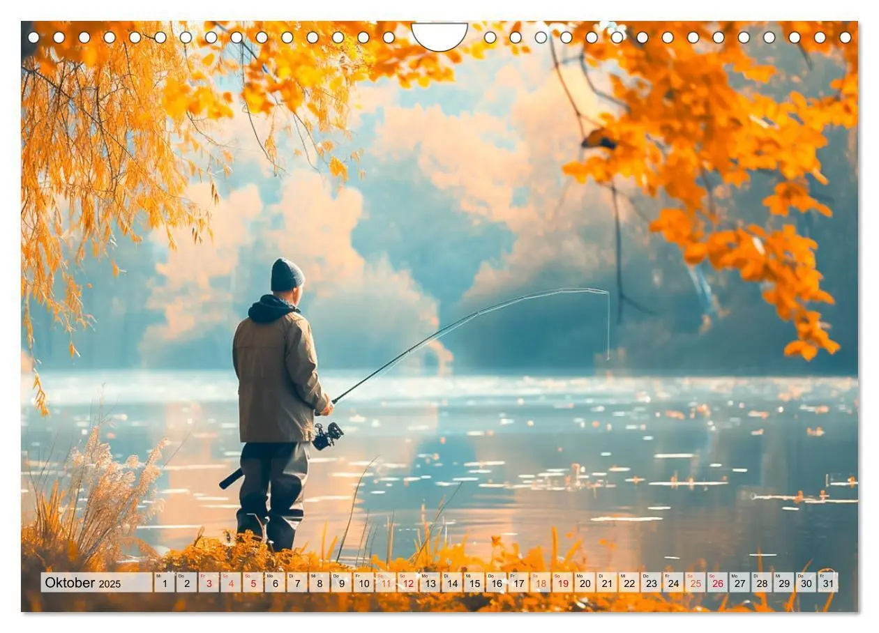 Bild: 9783383783562 | Angeln und Fischen Impressionen (Wandkalender 2025 DIN A4 quer),...