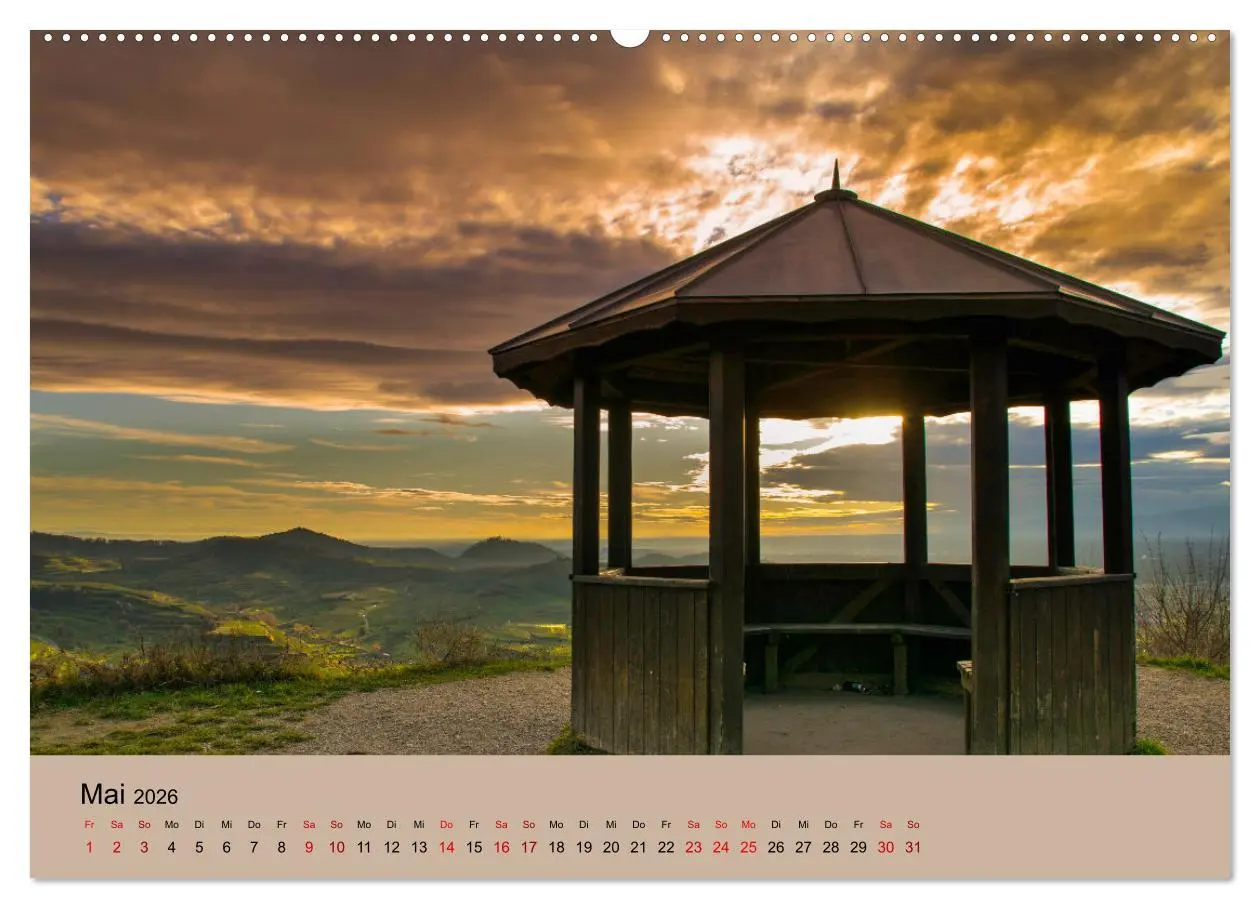 Bild: 9783457273562 | Kaiserstuhlblicke (Wandkalender 2026 DIN A2 quer), CALVENDO...