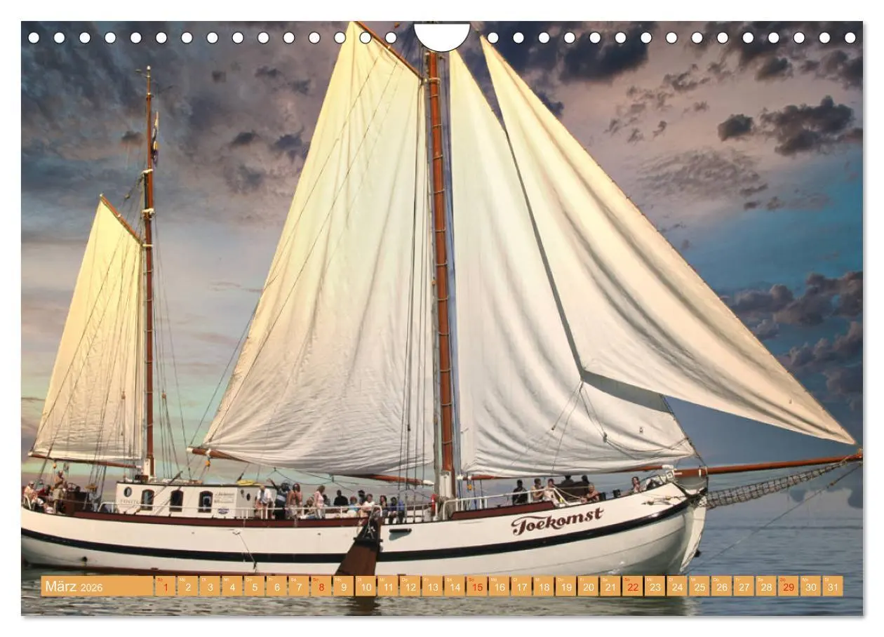 Bild: 9783457723562 | Segeln im Sonnenuntergang (Wandkalender 2026 DIN A4 quer), CALVENDO...