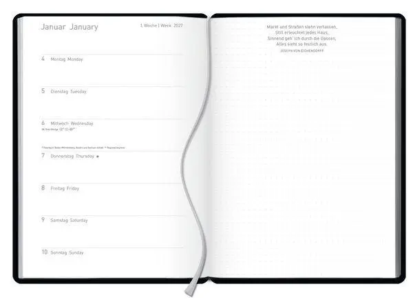 Bild: 9783819303562 | Literarische Agenda 2027 | Korsch Verlag | Taschenbuch | 128 S. | 2027