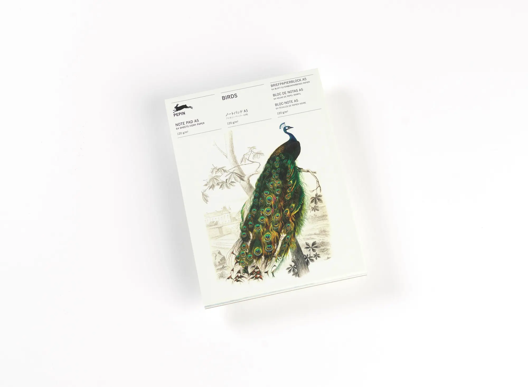 Cover: 9789460093562 | Birds | Writing Paper &amp; Note Pad A5 | Pepin Van Roojen | Deutsch