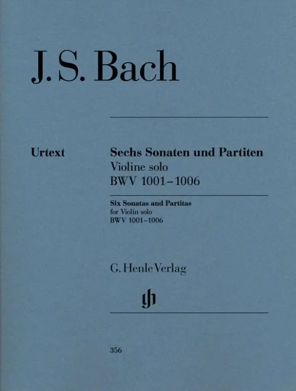 Cover: 9790201803562 | Sonaten und Partiten BWV 1001-1006 für Violine solo (unbezeichnete...