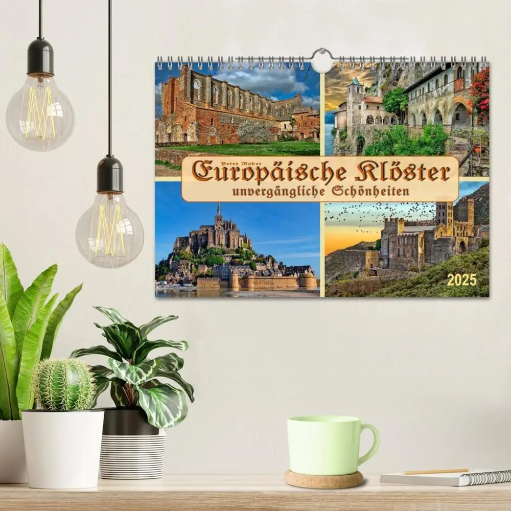 Bild: 9783435483662 | Europäische Klöster - unvergängliche Schönheiten (Wandkalender 2025...