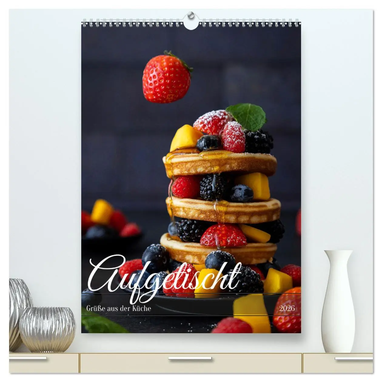 Cover: 9783457263662 | Aufgetischt (hochwertiger Premium Wandkalender 2026 DIN A2 hoch),...