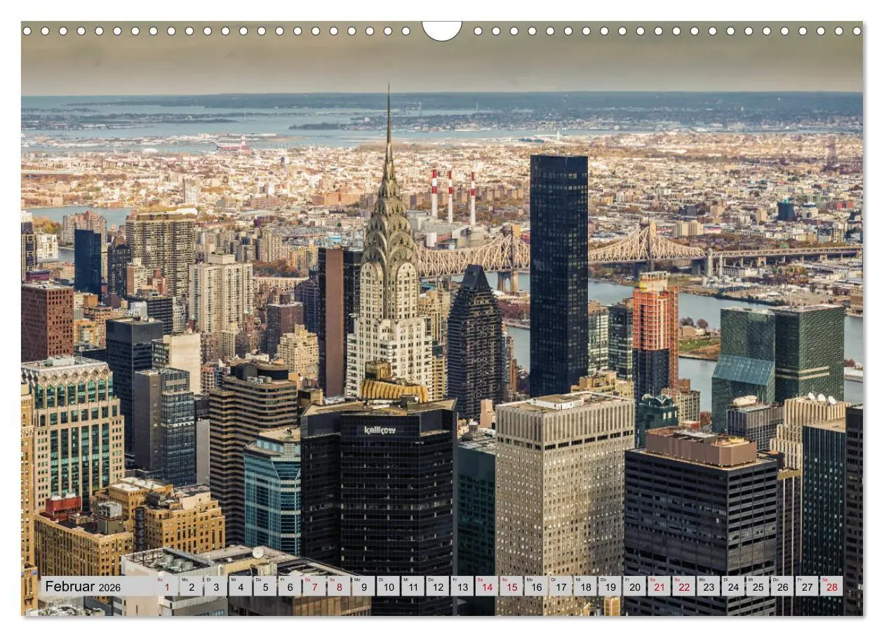 Bild: 9783457883662 | New York Impressionen 2026 (Wandkalender 2026 DIN A3 quer),...