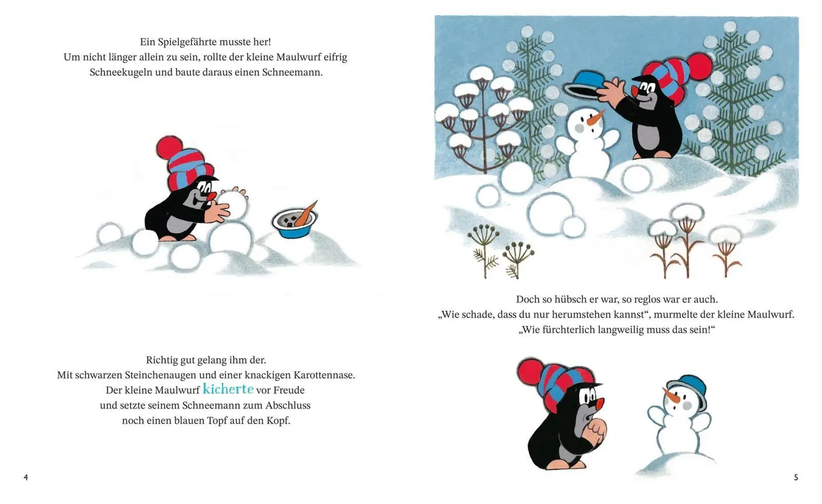 Bild: 9783551523662 | Der kleine Maulwurf und der Schneemann | Zdenek Miler (u. a.) | Buch