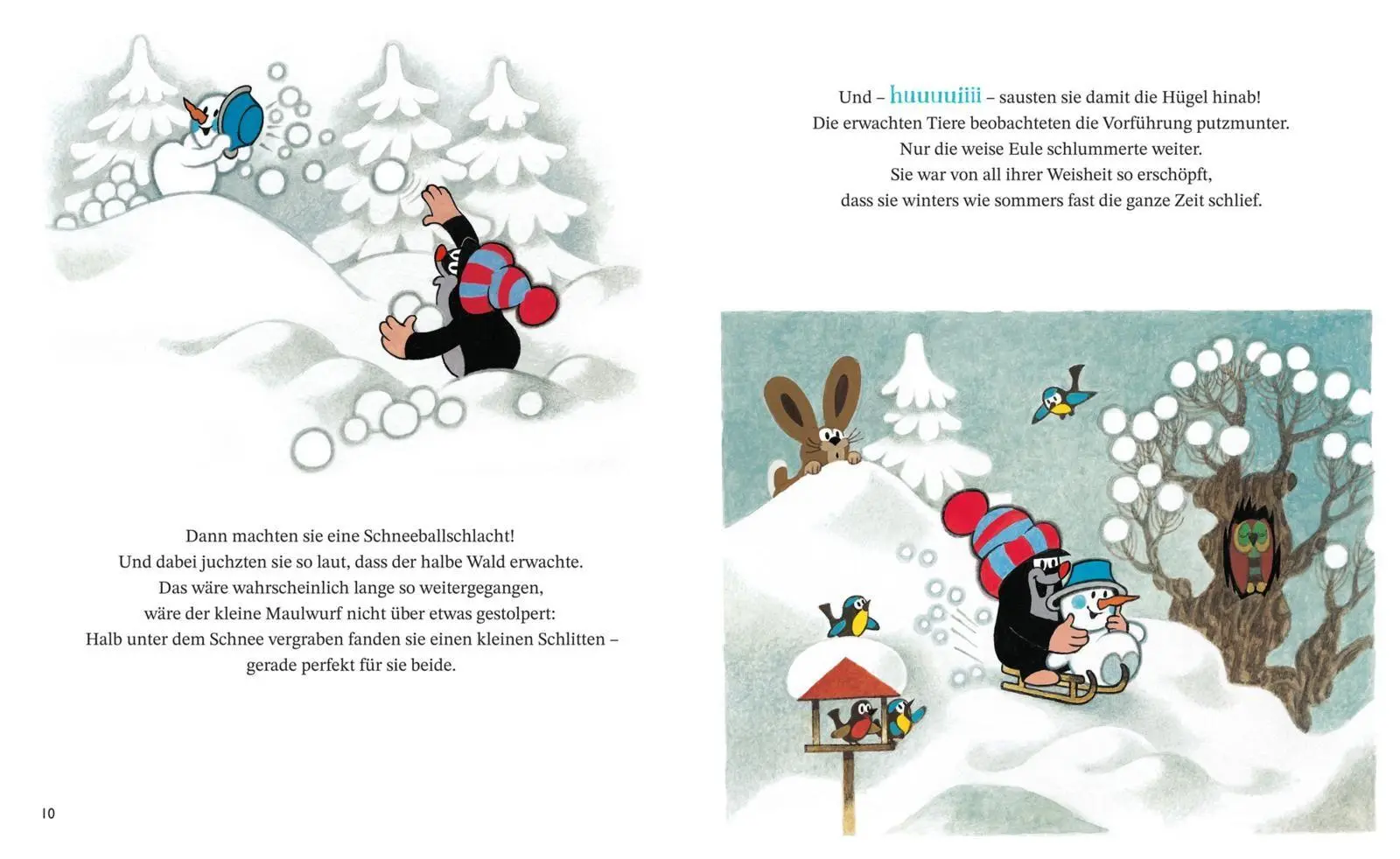 Bild: 9783551523662 | Der kleine Maulwurf und der Schneemann | Zdenek Miler (u. a.) | Buch