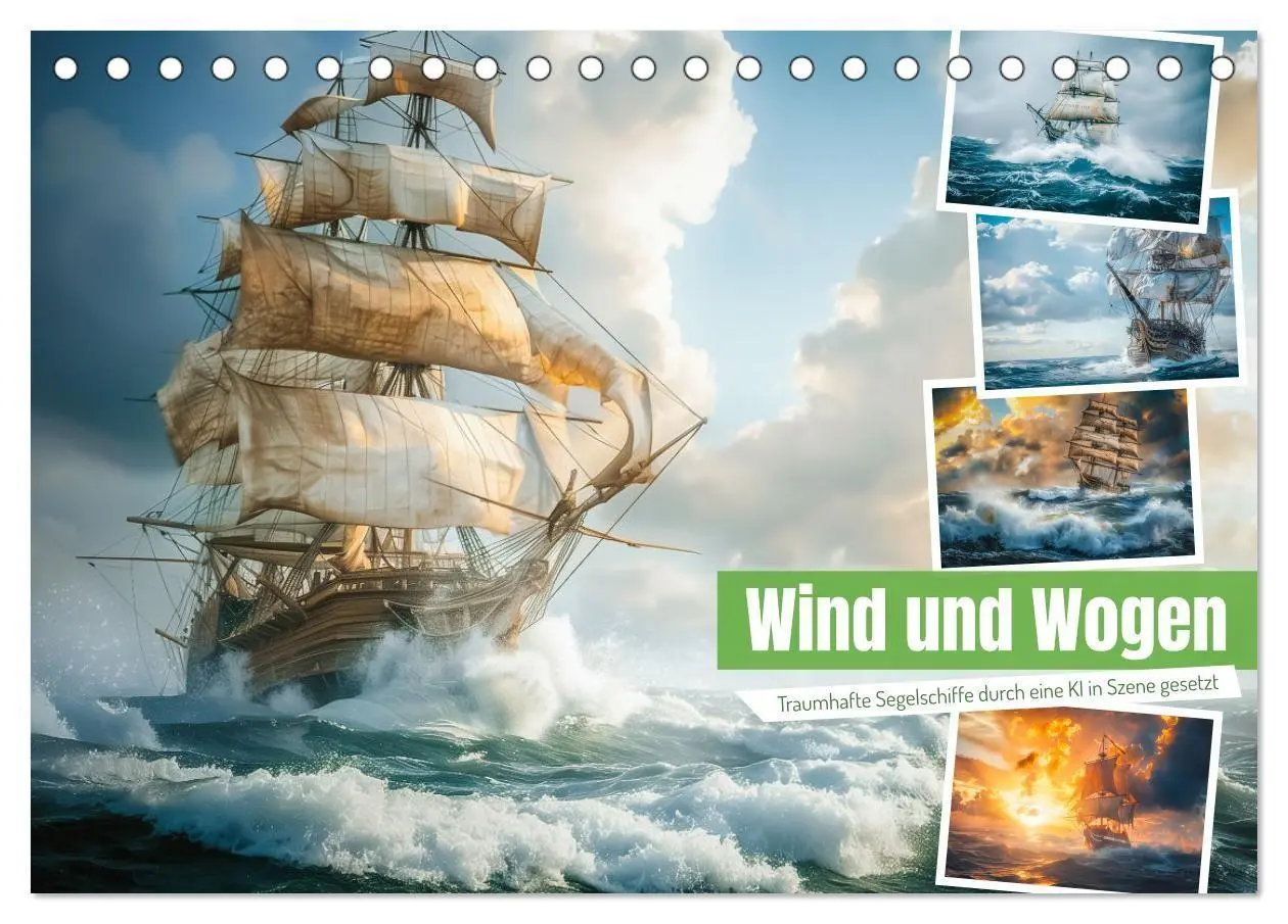 Cover: 9783569133662 | Wind und Wogen (Tischkalender 2027 DIN A5 quer), CALVENDO...
