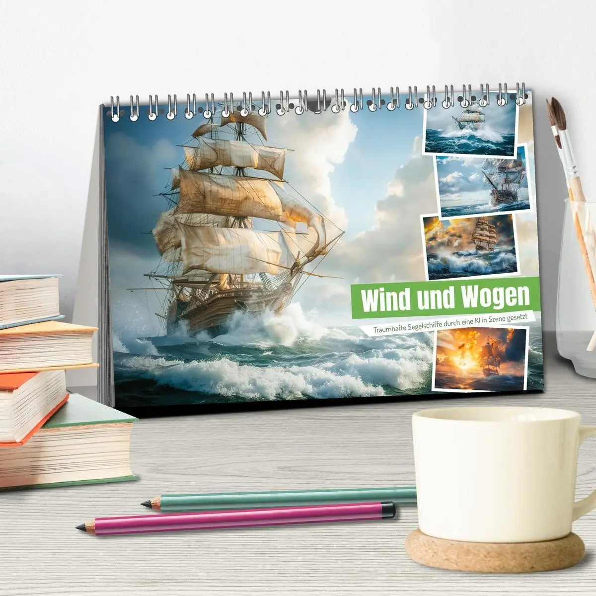 Bild: 9783569133662 | Wind und Wogen (Tischkalender 2027 DIN A5 quer), CALVENDO...