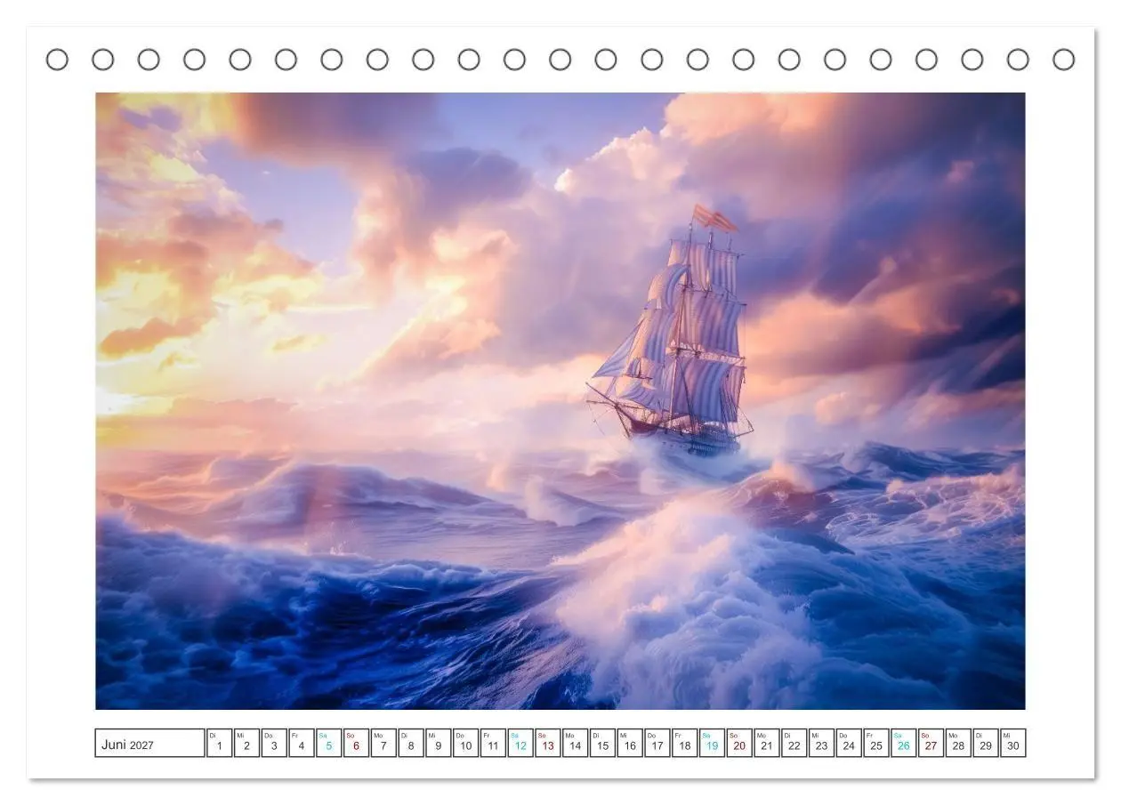 Bild: 9783569133662 | Wind und Wogen (Tischkalender 2027 DIN A5 quer), CALVENDO...