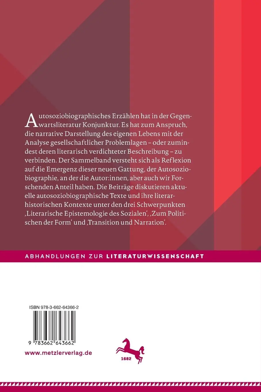 Rückseite: 9783662643662 | Autosoziobiographie | Poetik und Politik | Eva Blome (u. a.) | Buch