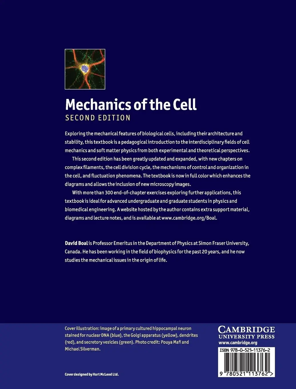 Rückseite: 9780521113762 | Mechanics of the Cell | David Boal | Buch | Gebunden | Englisch | 2018