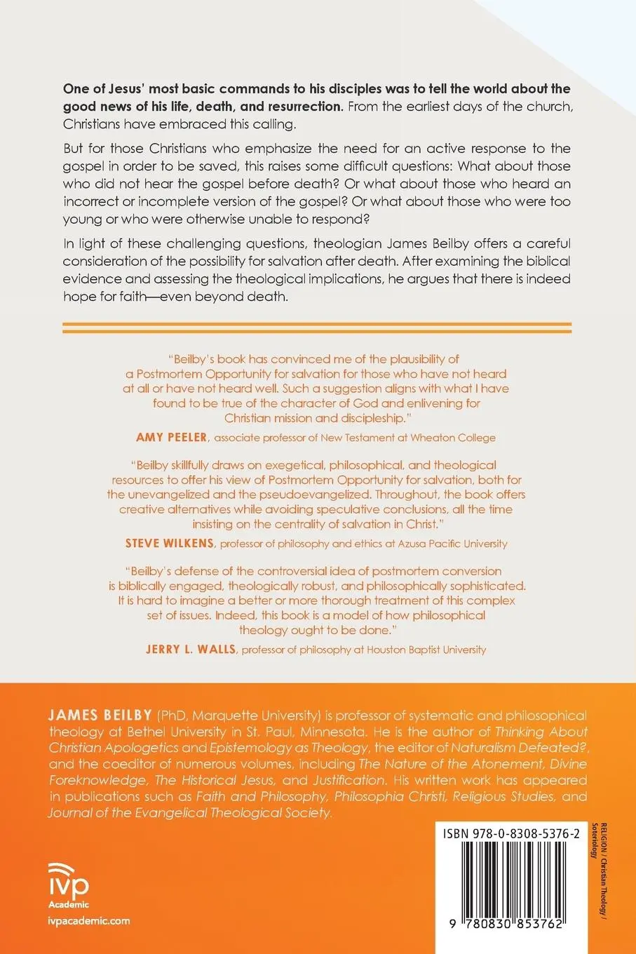 Rückseite: 9780830853762 | Postmortem Opportunity | James Beilby | Taschenbuch | Englisch | 2021
