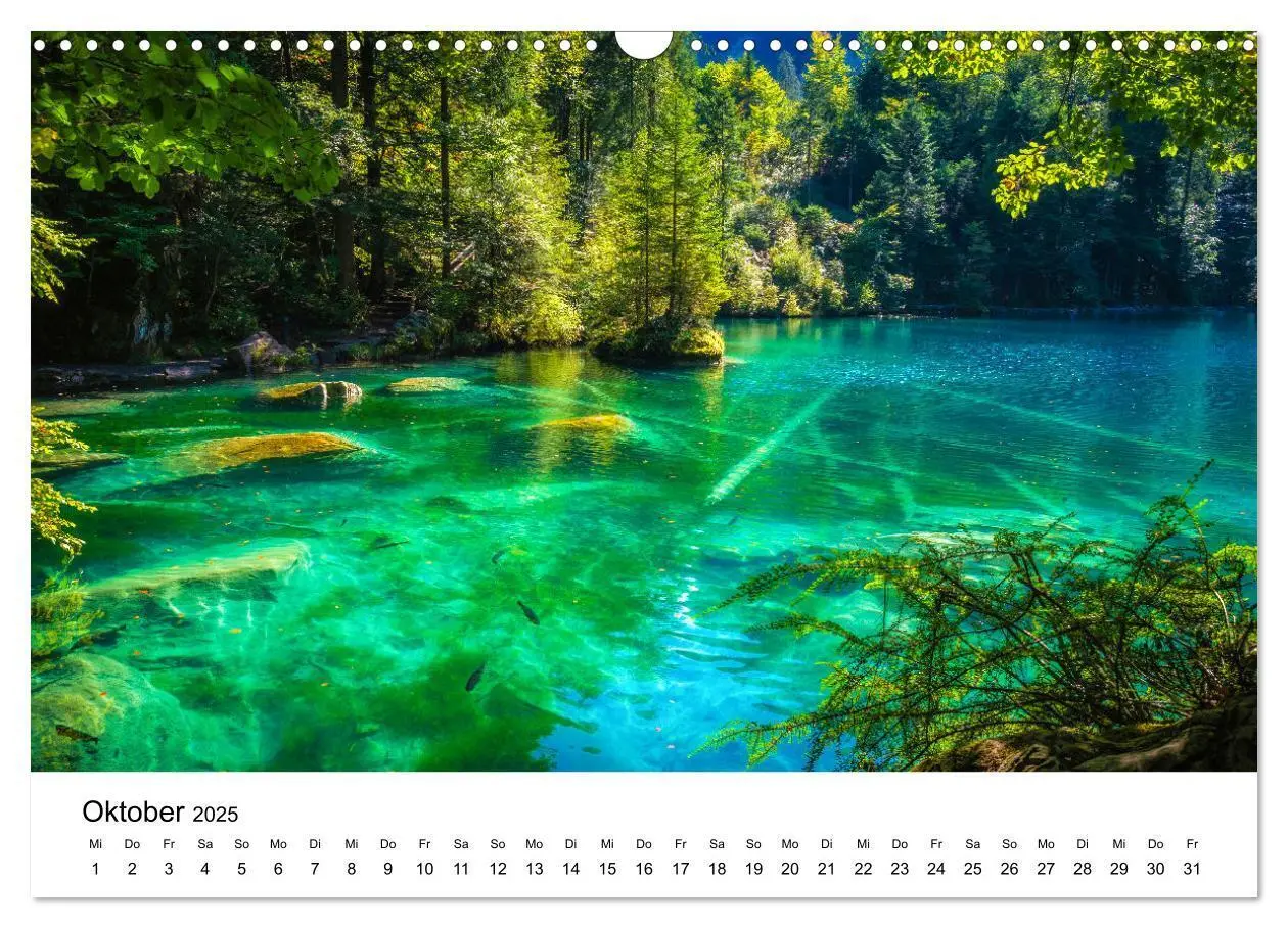 Bild: 9783383833762 | Wasserwelt Schweiz (Wandkalender 2025 DIN A3 quer), CALVENDO...