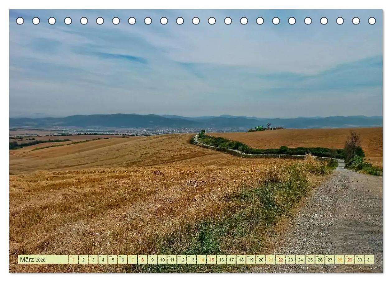 Bild: 9783516033762 | Jakobsweg - pilgern auf dem Camino de Santiago (Tischkalender 2026...