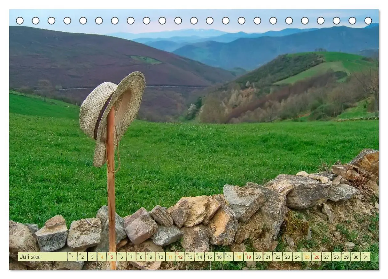 Bild: 9783516033762 | Jakobsweg - pilgern auf dem Camino de Santiago (Tischkalender 2026...