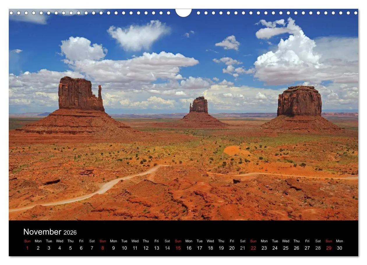 Bild: 9783516583762 | USA - National Parks (Wall Calendar 2026 DIN A3 landscape),...