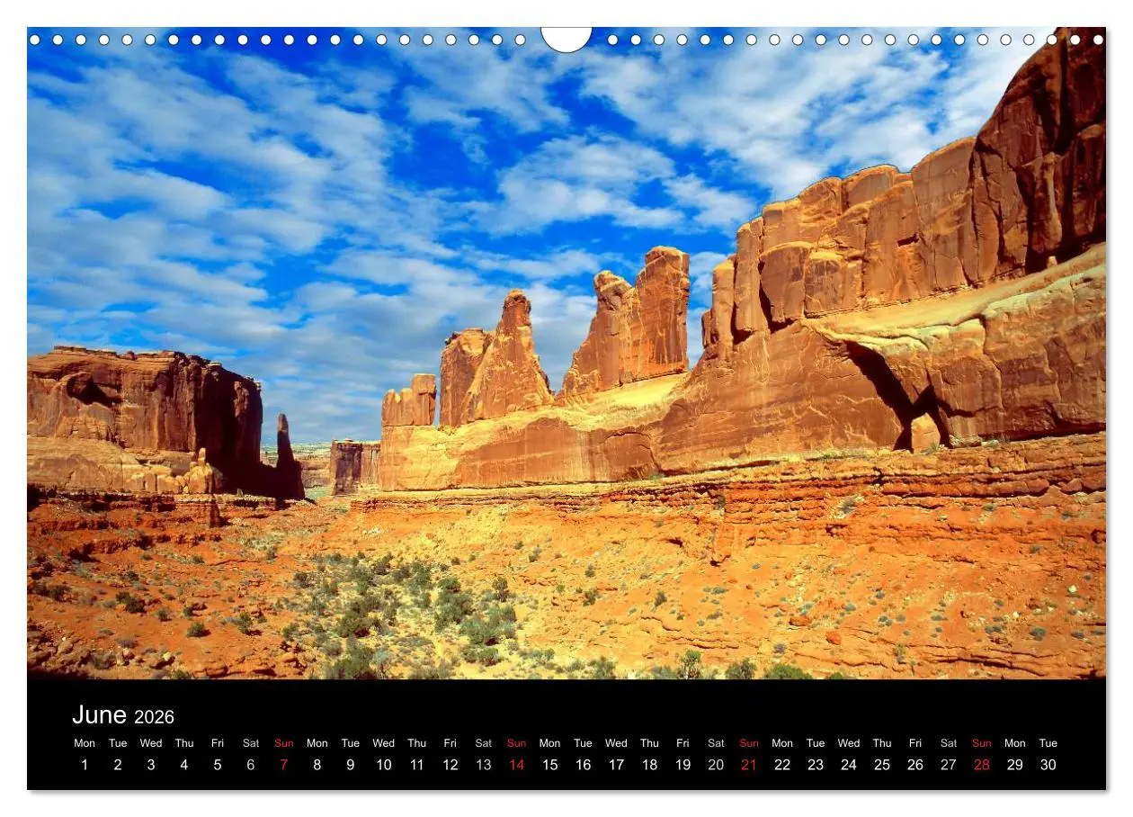 Bild: 9783516583762 | USA - National Parks (Wall Calendar 2026 DIN A3 landscape),...