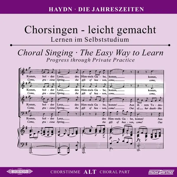 Cover: 4013788003862 | Chorsingen leicht gemacht - Joseph Haydn: Die Jahreszeiten (Alt) | CD
