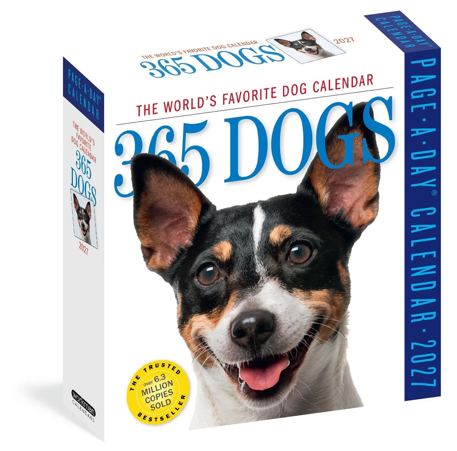 Cover: 9781523533862 | 365 Dogs Page-A-Day® Calendar 2027 | The World's Favorite Dog Calendar