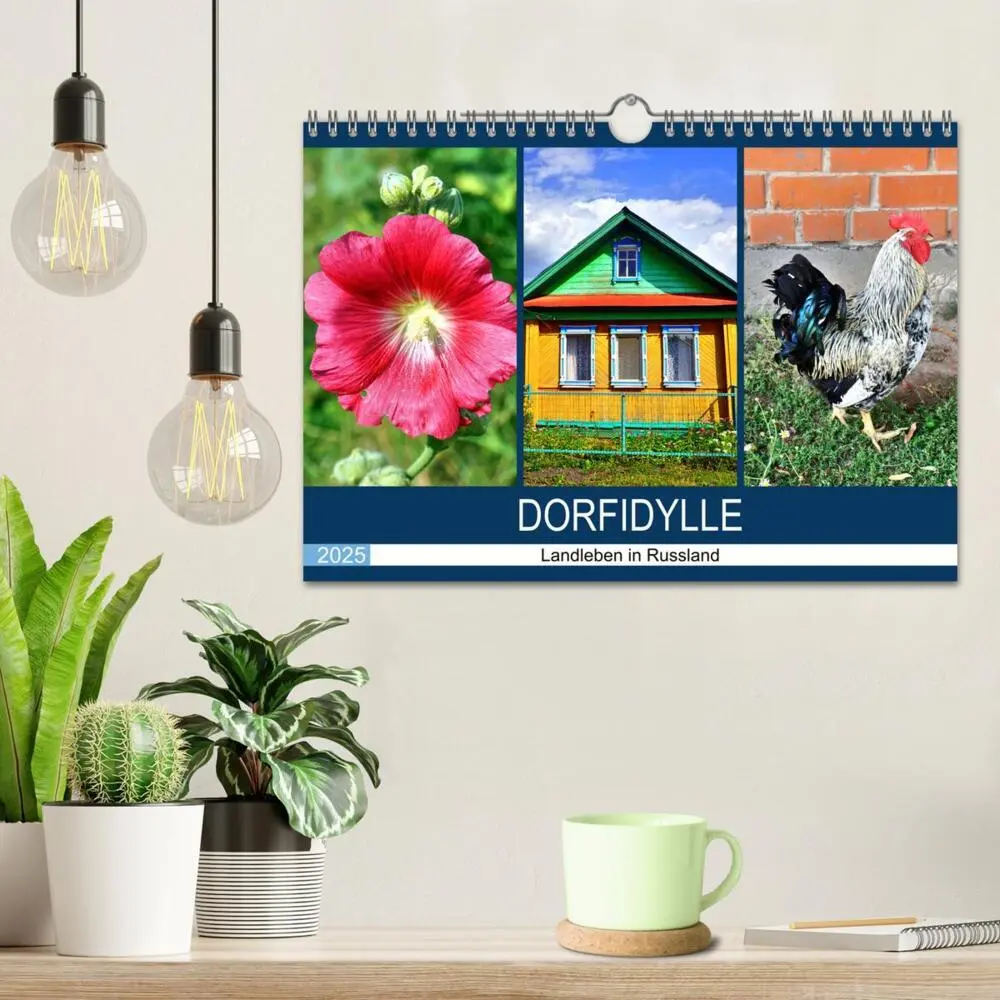 Bild: 9783383993862 | Dorfidylle - Landleben in Russland (Wandkalender 2025 DIN A4 quer),...