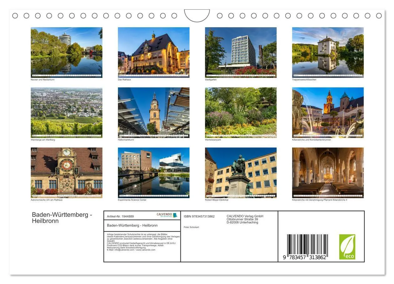 Bild: 9783457313862 | Baden-Württemberg - Heilbronn (Wandkalender 2026 DIN A4 quer),...