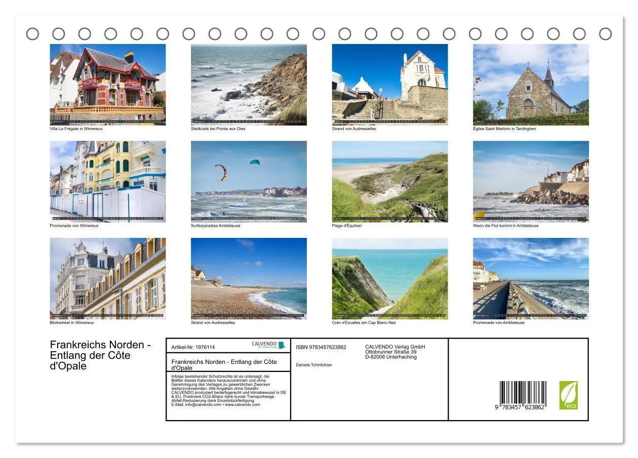 Bild: 9783457623862 | Frankreichs Norden - Entlang der Côte d'Opale (Tischkalender 2026...