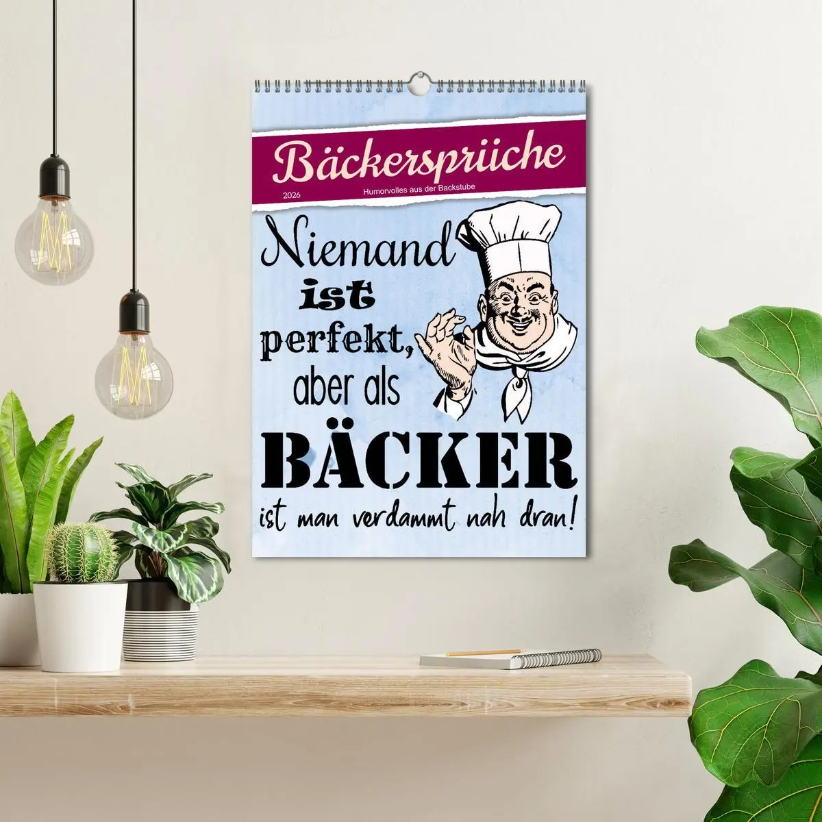 Bild: 9783516333862 | Bäckersprüche (Wandkalender 2026 DIN A3 hoch), CALVENDO Monatskalender