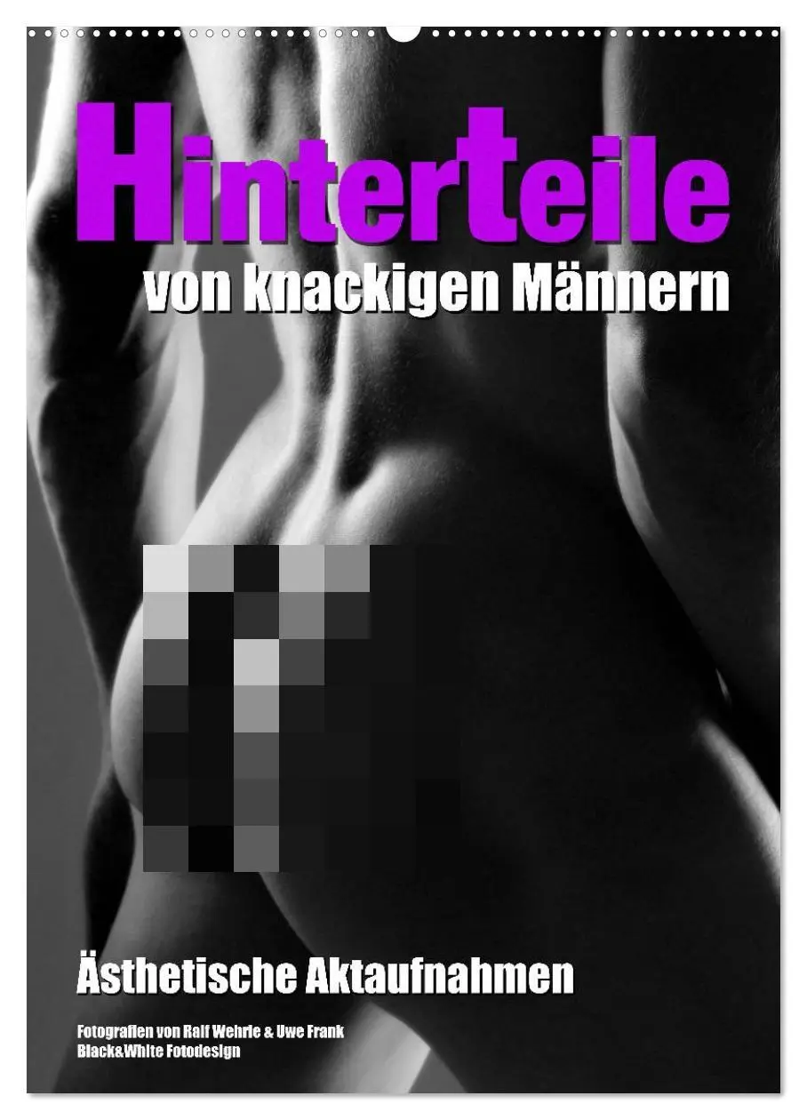 Cover: 9783516403862 | Hinterteile von knackigen Männern (Wandkalender 2026 DIN A2 hoch),...