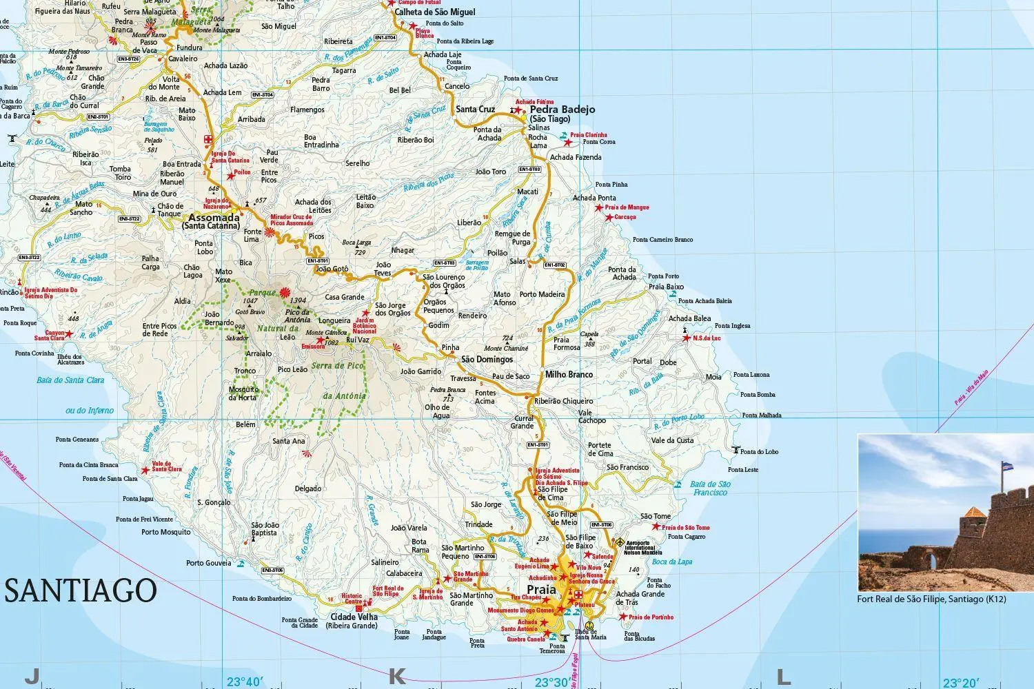 Bild: 9783831773862 | Reise Know-How Landkarte Cabo Verde (1:135.000) | Rump | (Land-)Karte
